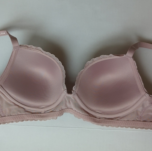 Aerie Real Happy Plunge Lace Push Up Bra 32C - Picture 5 of 10